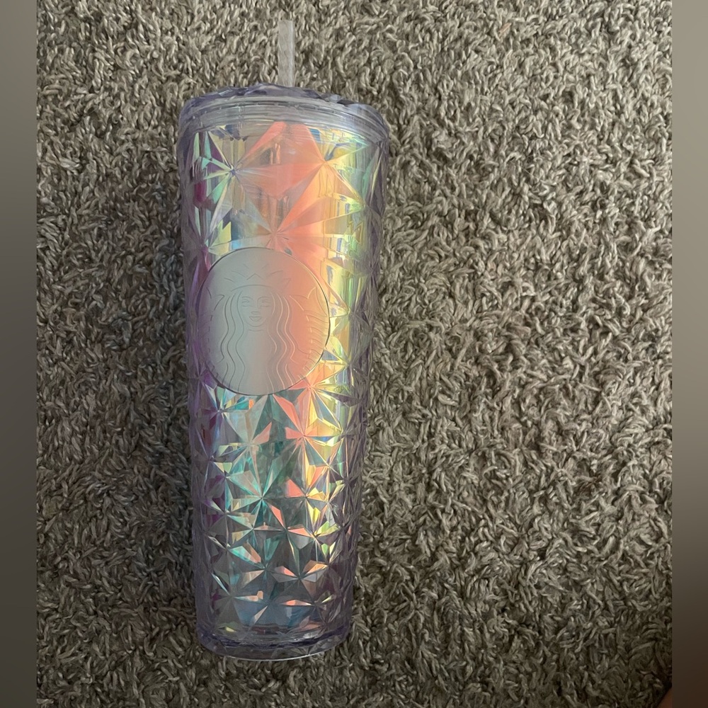 Starbucks Holographic Tumbler with Straw